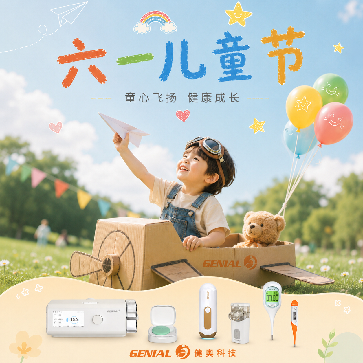 六一欢乐多，健康伴童年